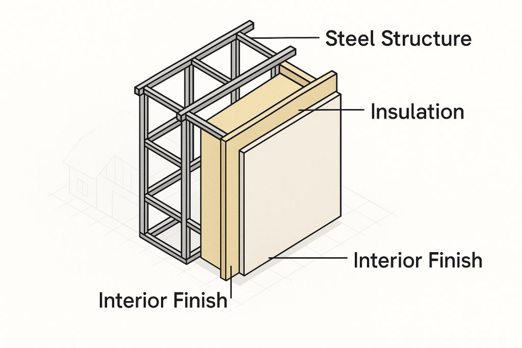 barndominium kit providers – kit layers cut-away