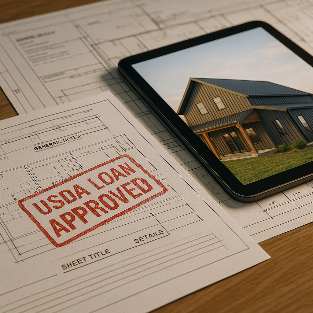 USDA loan approval paperwork
