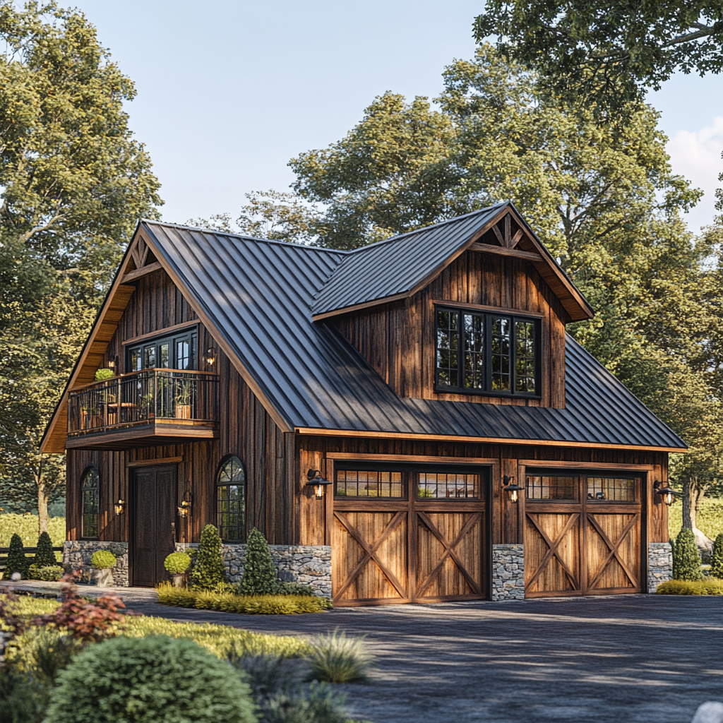loft over garage barndominium design